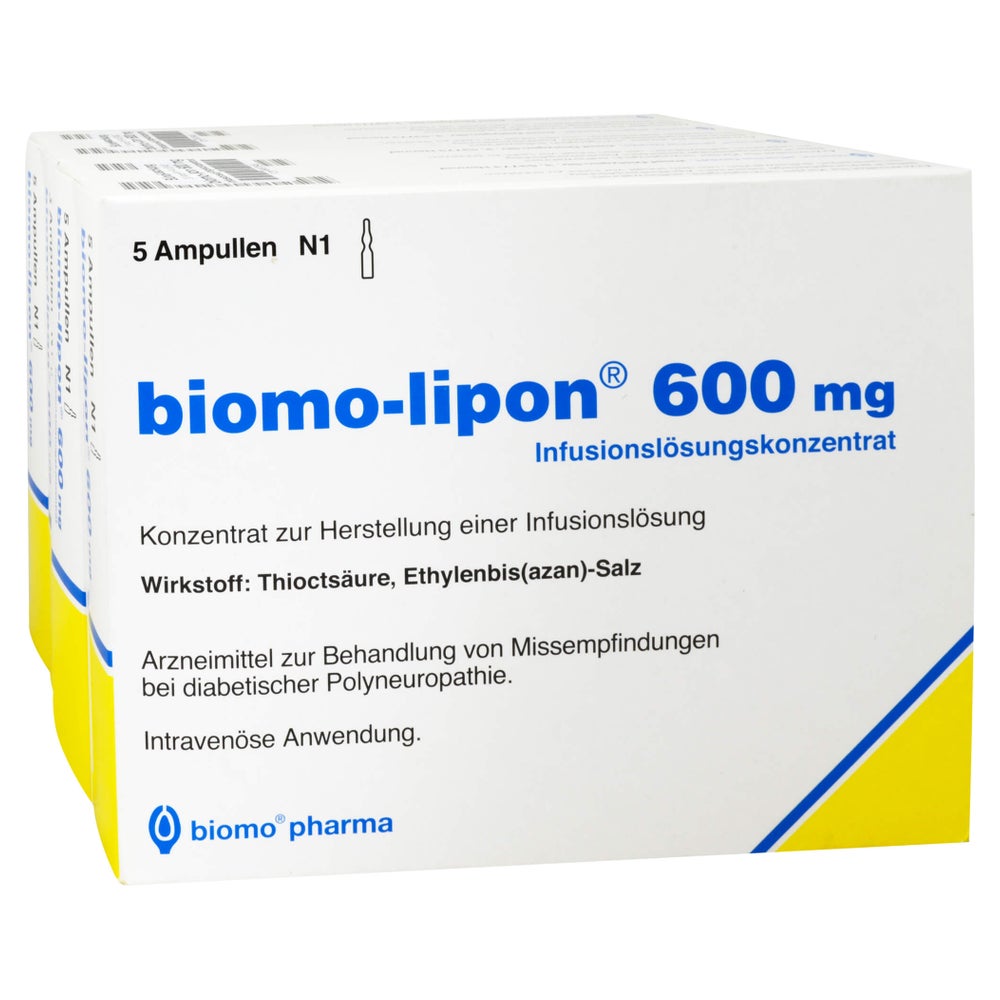 Biomo-lipon 600 mg Ampullen 20 St