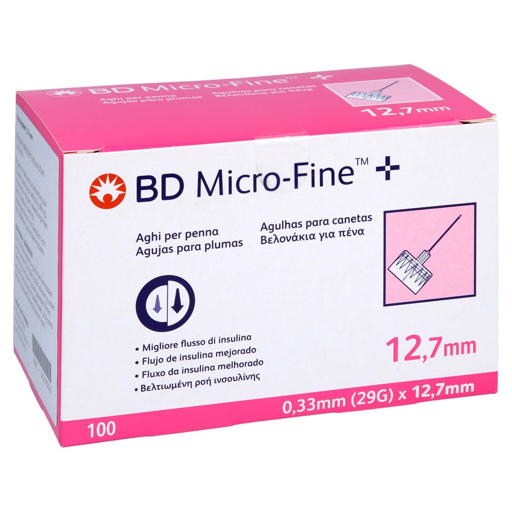BD Micro-fine+ Pen-nadeln 0,33x12,7 mm 2 100 St