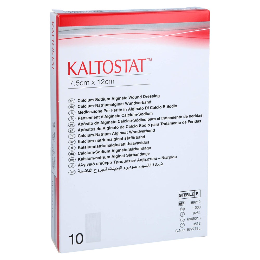 Kaltostat Kompressen 7,5x12 cm 1X10 St