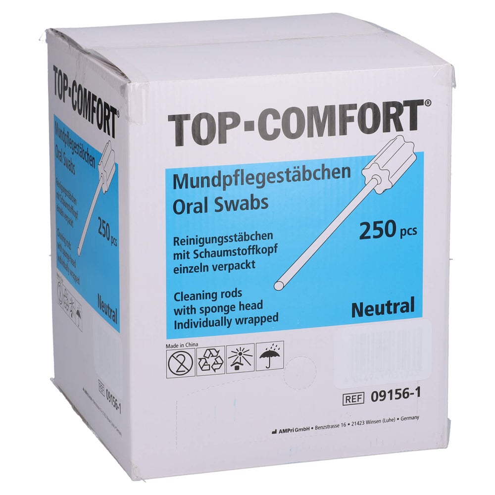 Mundpflegestäbchen Schaumstoff Neutral 250 St