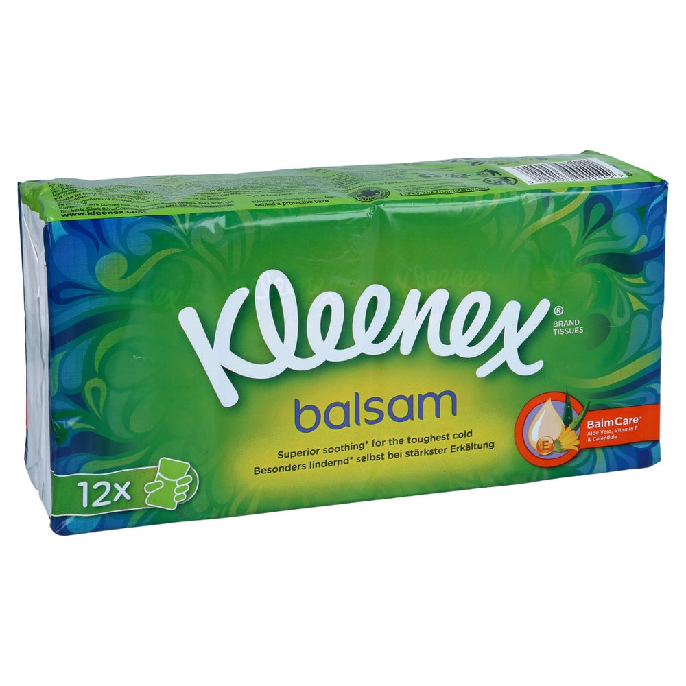 Kleenex Balsam Taschentücher 12X9 St