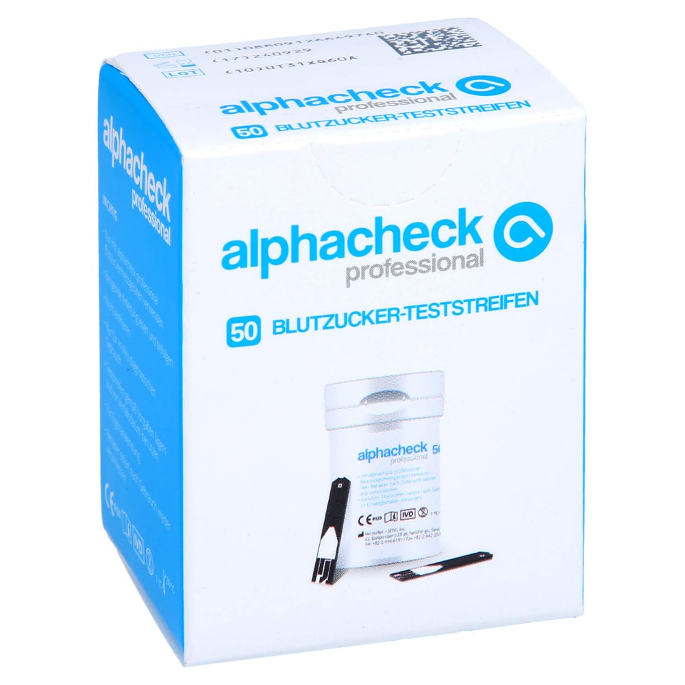 Alphacheck Professional Blutzuckertestst 50 St