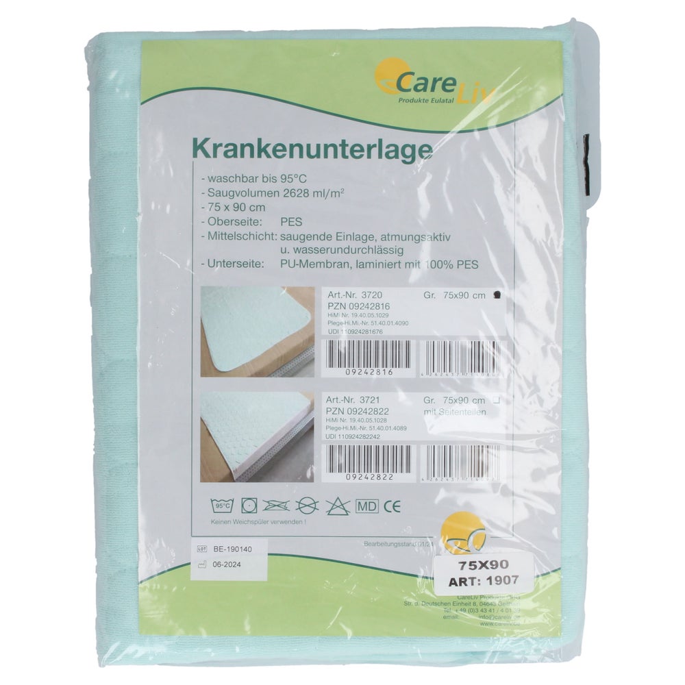 Krankenunterlage Waschbar 75x90 cm 1 St