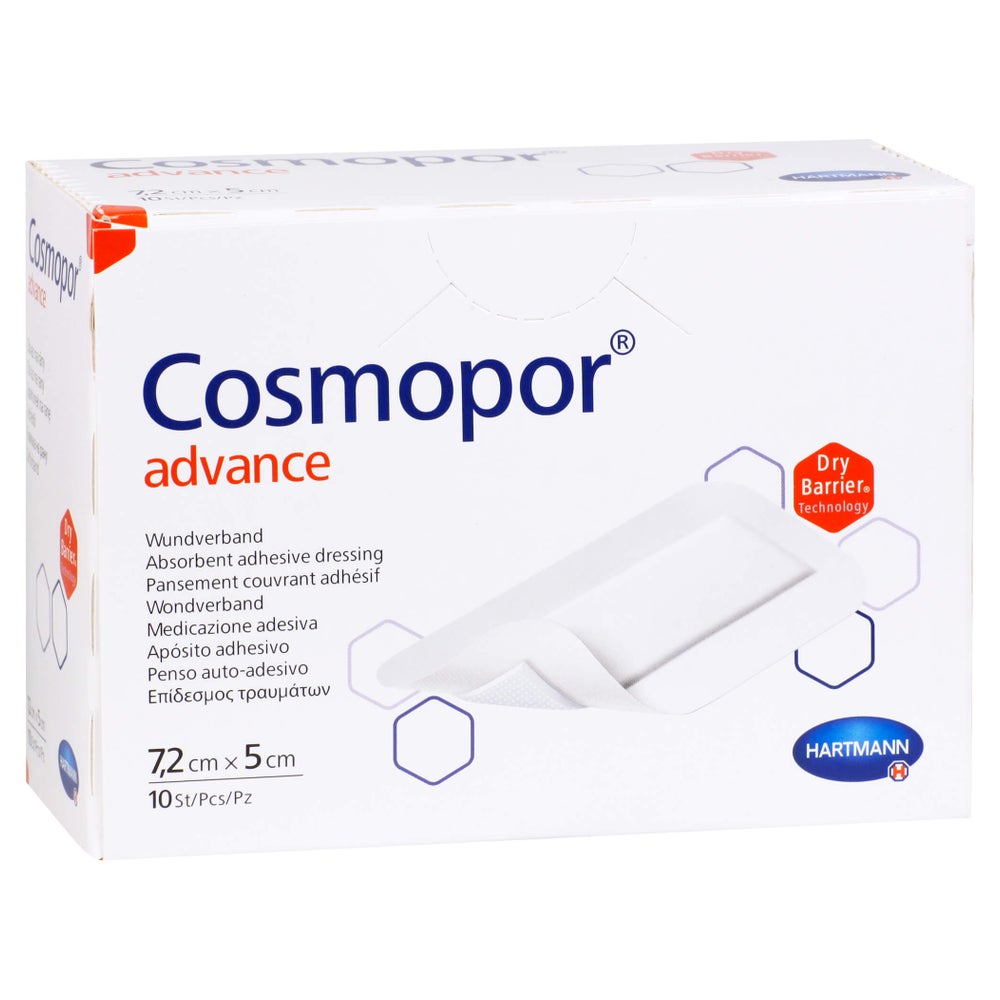 Cosmopor Advance Wundverband 5x7,2 cm 10 St