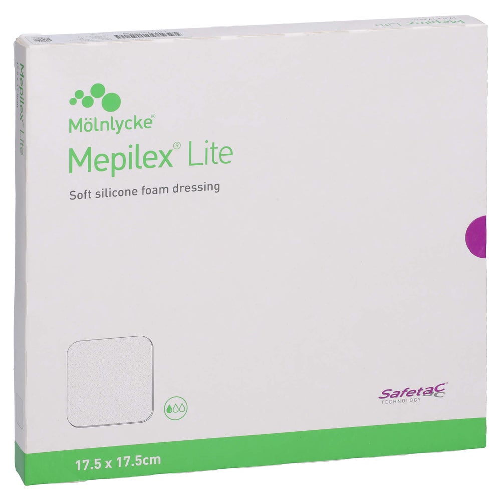 Mepilex Lite Schaumverband 17,5x17,5 cm 5 St
