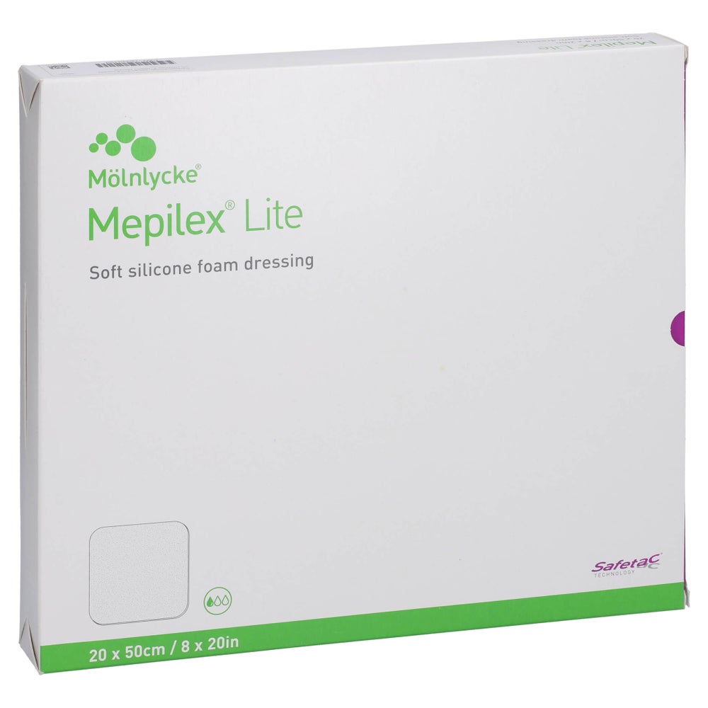 Mepilex Lite Schaumverband 20x50 cm ster 4 St