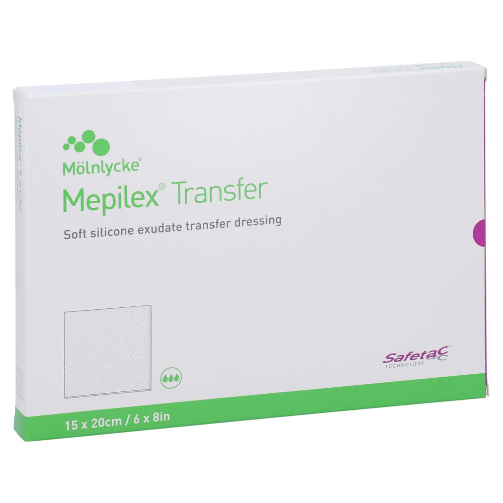 Mepilex Transfer Schaumverband 15x20 cm 5 St