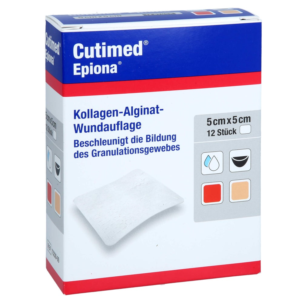 Cutimed Epiona 5x5 cm Wundauflage 12 St