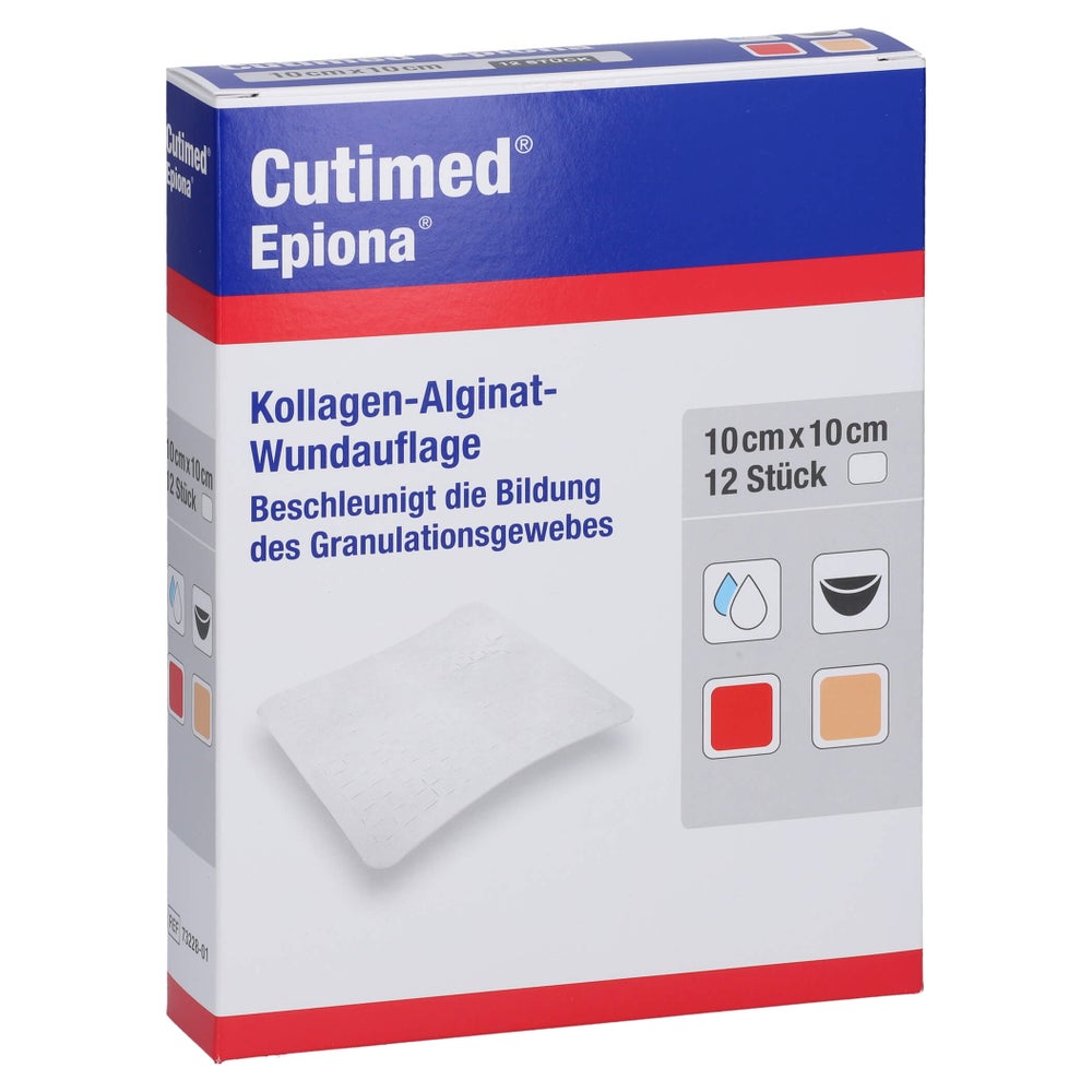 Cutimed Epiona 10x10 cm Wundauflage 12 St