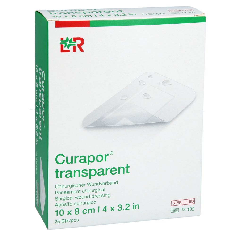 Curapor Wundverband Steril Transparent 8x10 Cm 25 St