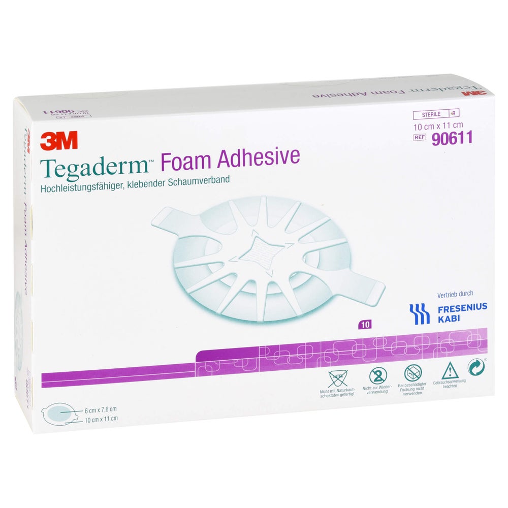Tegaderm Foam Adhesive 10x11 cm oval 906 10 St