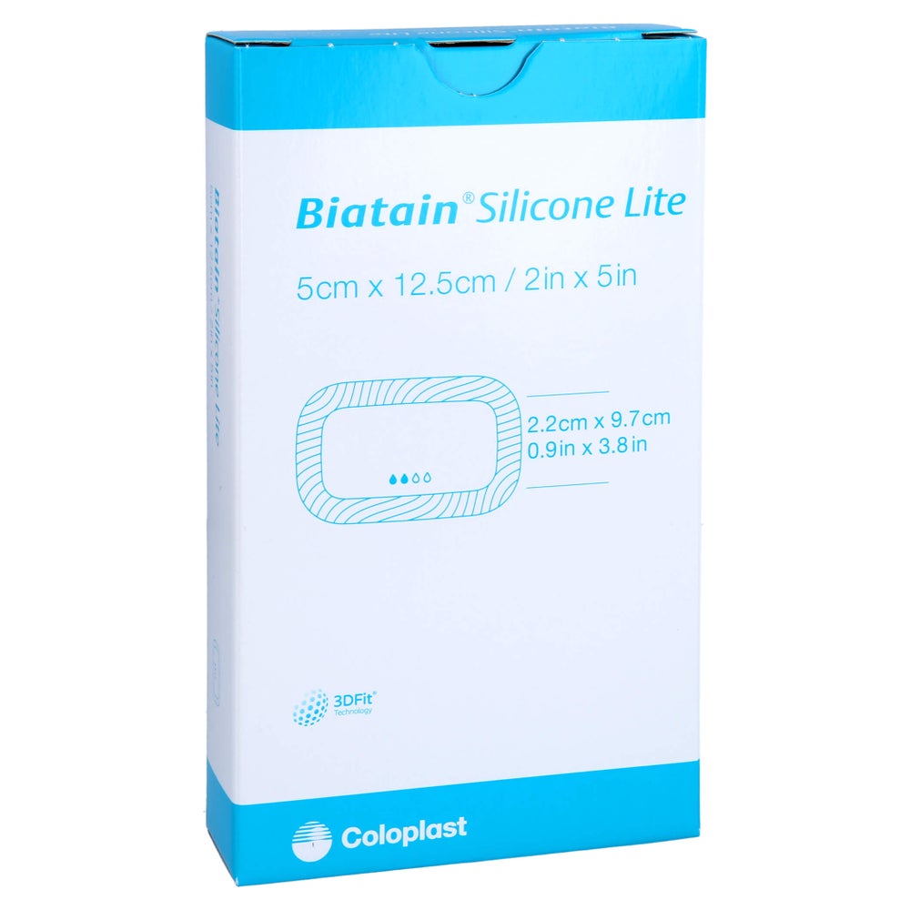 Biatain Silicone Lite Schaumverband 5x12 5 St