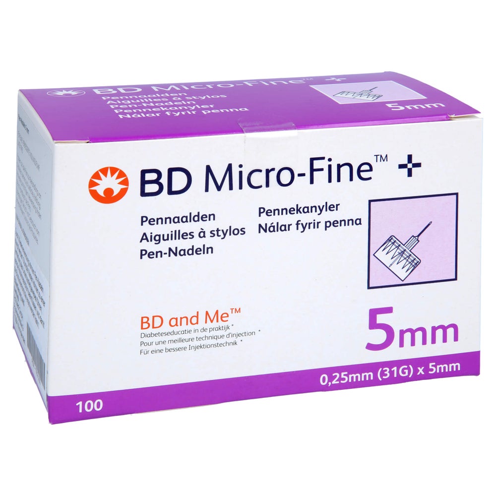 BD Micro-fine+ 5 Pen-Nadeln 0,25x5 mm 100 St