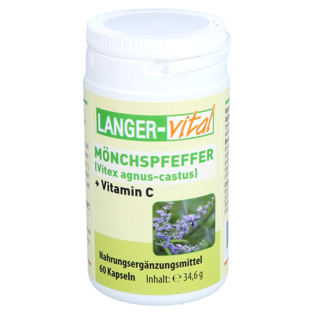 Mönchspfeffer 350 Mg+vitamin C Kapseln 60 St