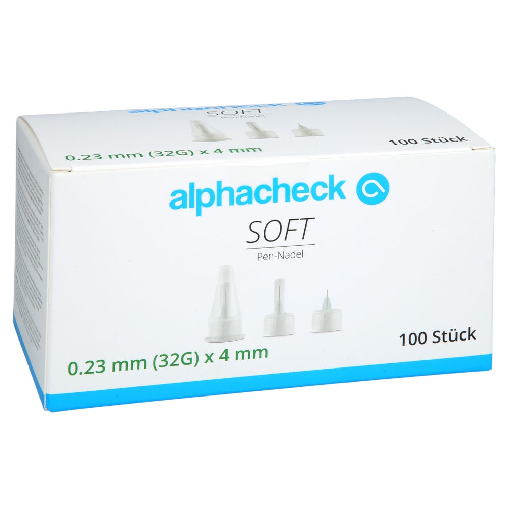 Alphacheck soft Pen-nadeln 32 Gx4 mm 100 St