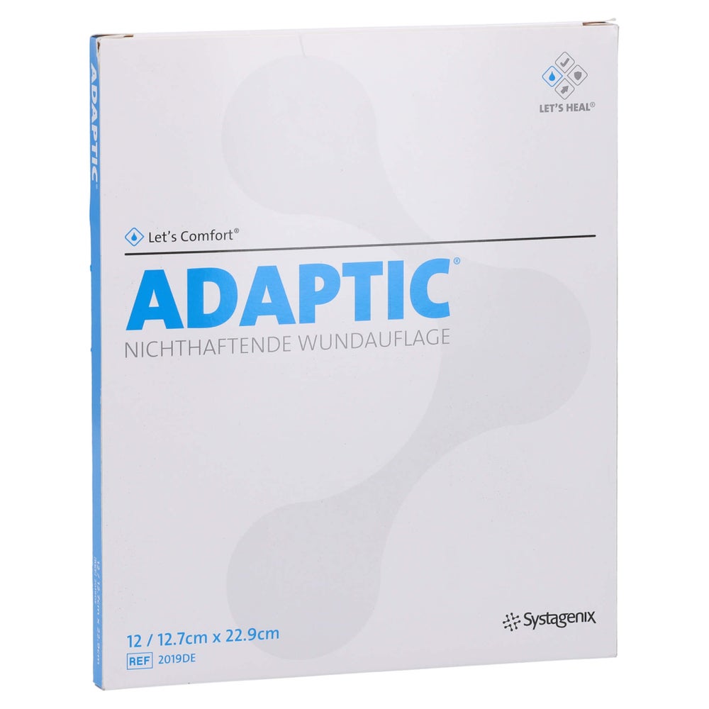 Adaptic 12,7x22,9 cm feuchte Wundauflage 12 St