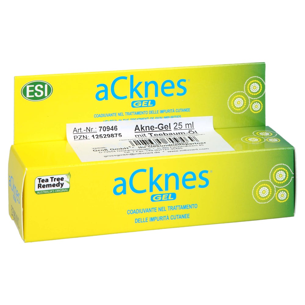AKNE GEL Teebaumöl Aloe-Vera Vitamine 25 ml