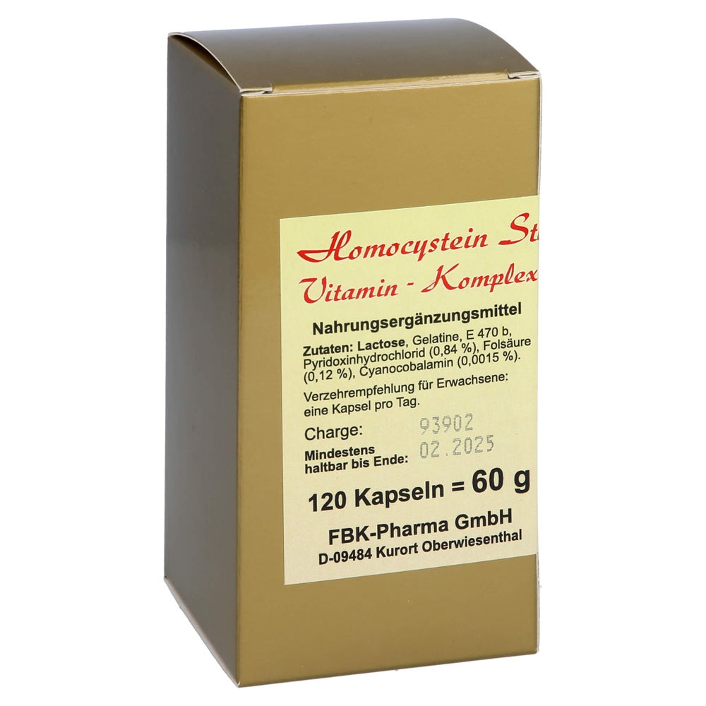 Homocystein Stoffwechsel-vitamin-komplex 120 St