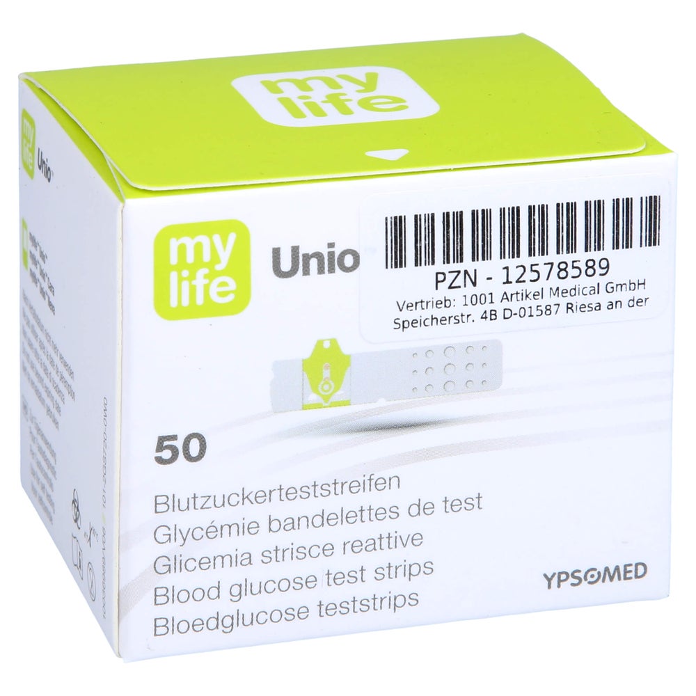 UNIO Blutzuckerteststreifen 50 St