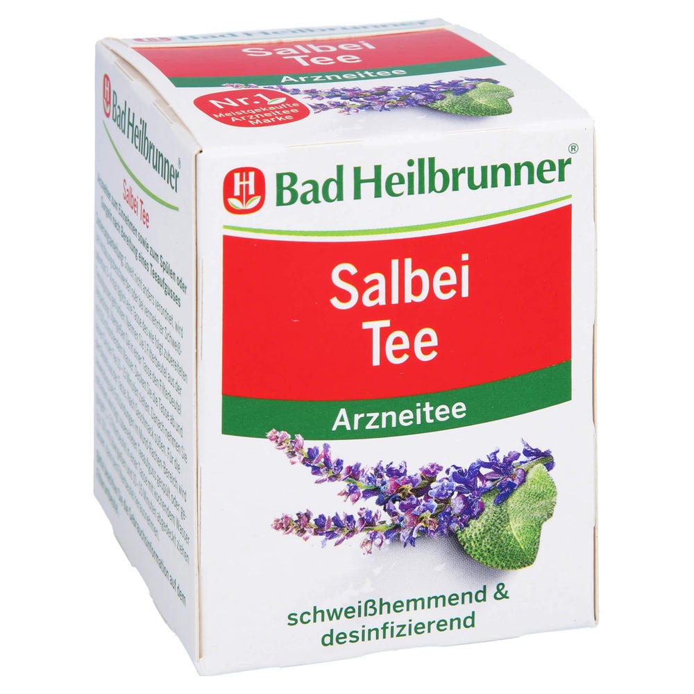 BAD Heilbrunner Salbei Tee Filterbeutel 8X1,6 g