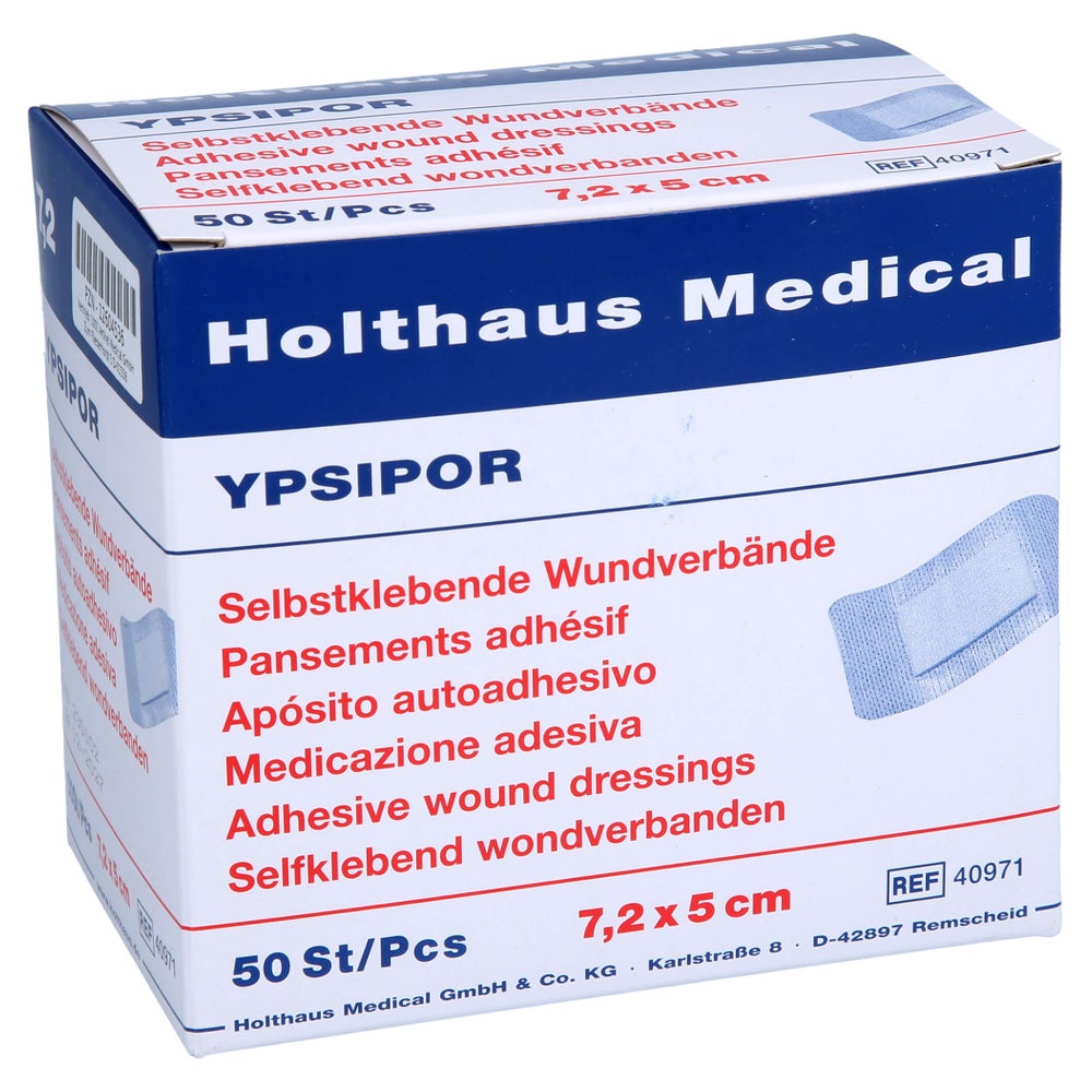 Ypsipor Wundverband Steril 5x7,2 cm 50 St