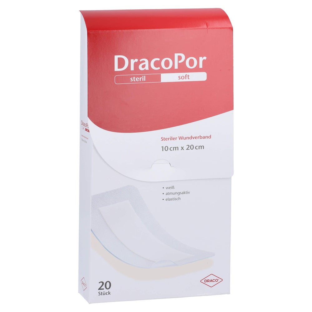 Dracopor Wundverband 10x20 cm steril 20 St