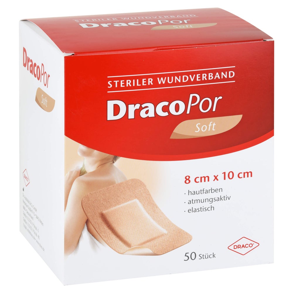 Dracopor Wundverband 8x10 cm steril haut 50 St