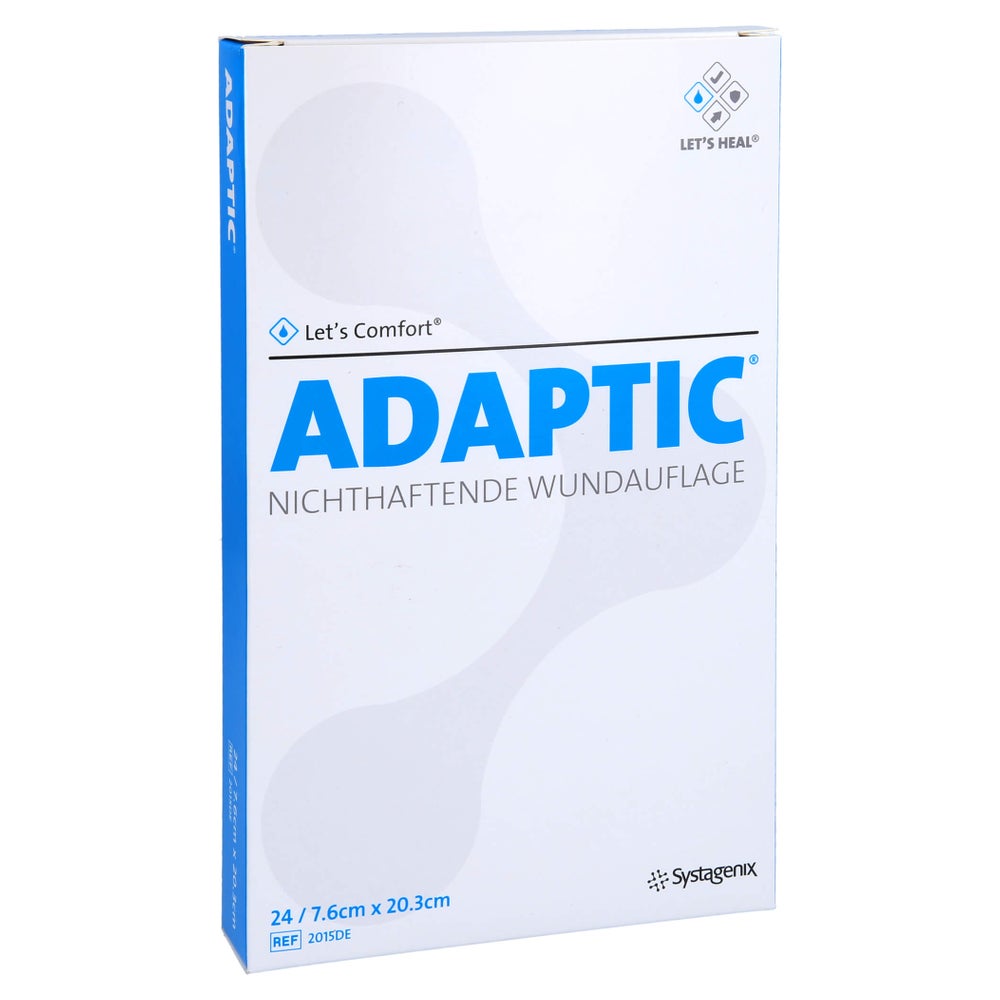 Adaptic 7,6x20,3 cm feuchte Wundauflage 24 St
