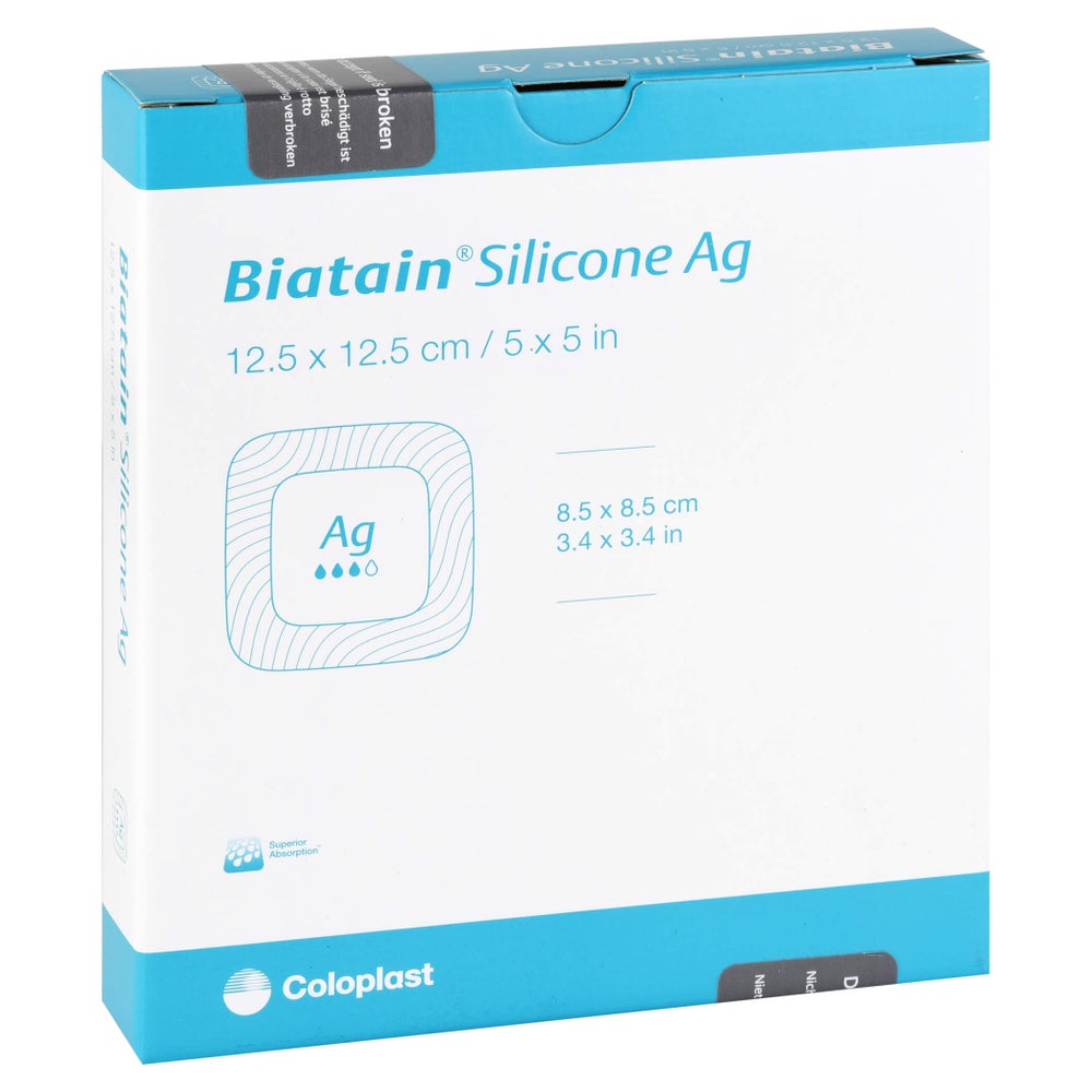 Biatain Silicone Ag Schaumverband 12,5x1 5 St