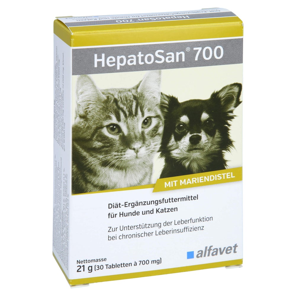 Hepatosan 700 Diät-erg.futterm.tab.f.hun 30 St