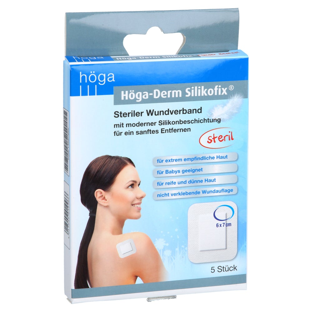 Höga-derm Silikofix Steriler Wundverband 5 St