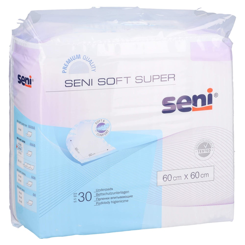 SENI Soft Super Bettschutzunterlage 60x6 30 St