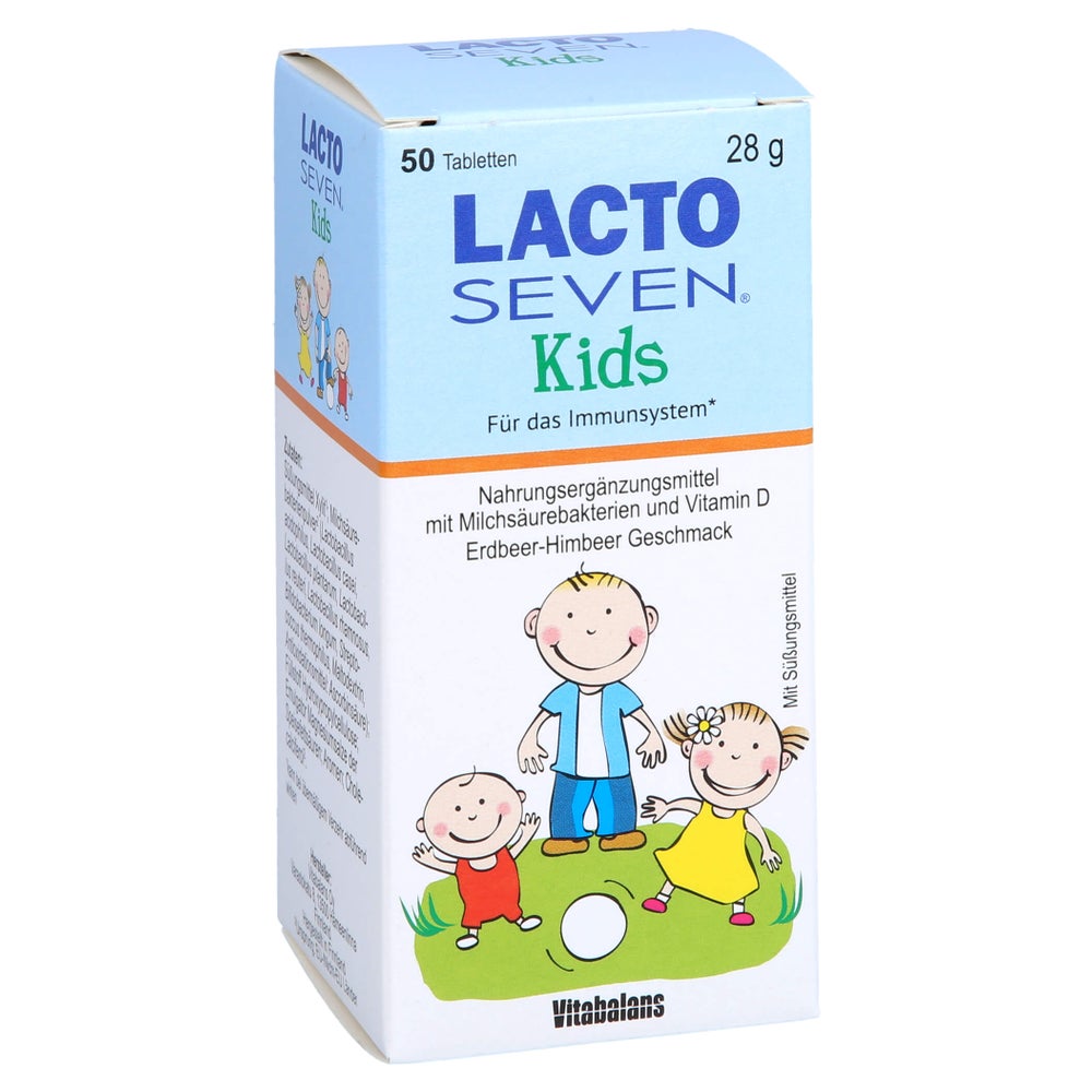 Lacto Seven Kids Erdbeer-Himbeer-Geschma 50 St