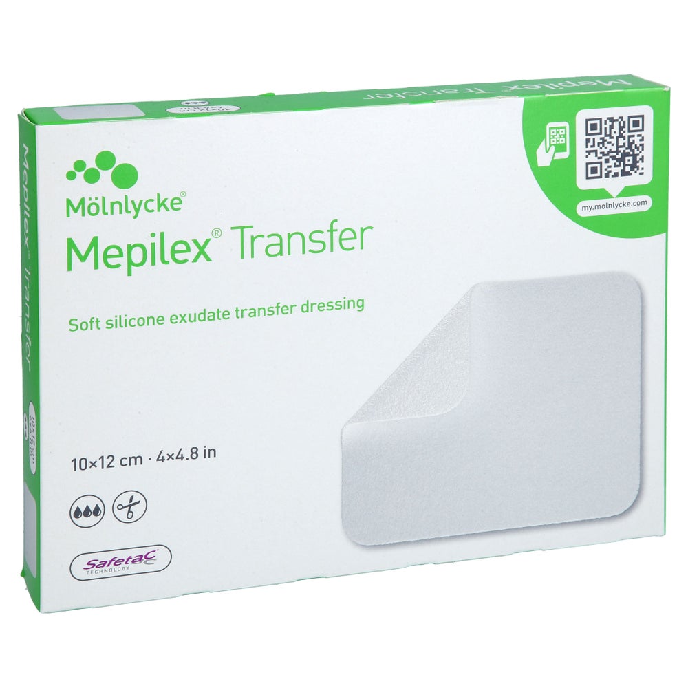 Mepilex Transfer Schaumverband 10x12 cm 5 St