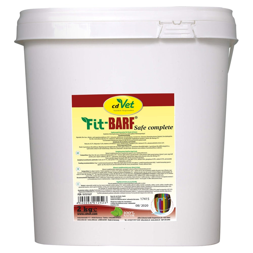 Fit-barf Safe Complete Pulver f.Hunde/Ka 2000 g