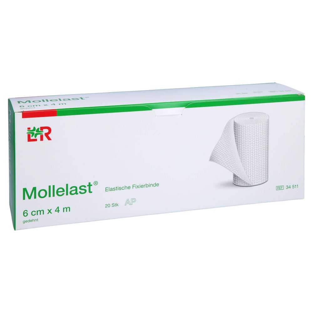 Mollelast Binden 6 cmx4 m weiß 20 St