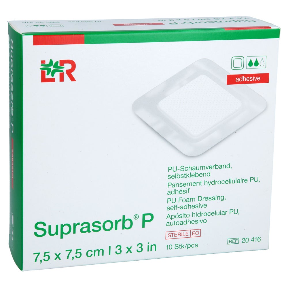 Suprasorb P Pu-schaumv.selbstklebend 7,5 10 St