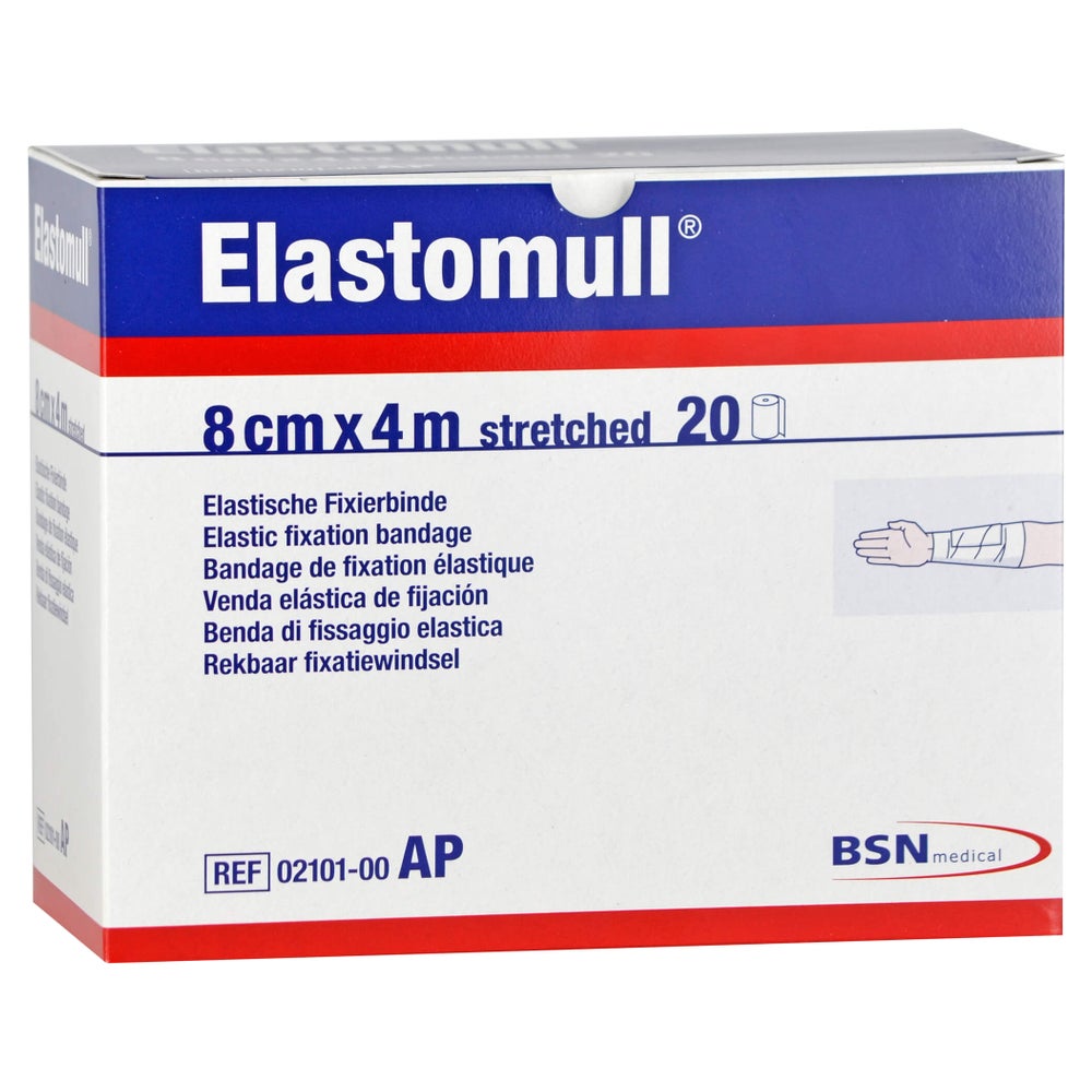 Elastomull 8 cmx4 m elast.Fixierb. 20 St