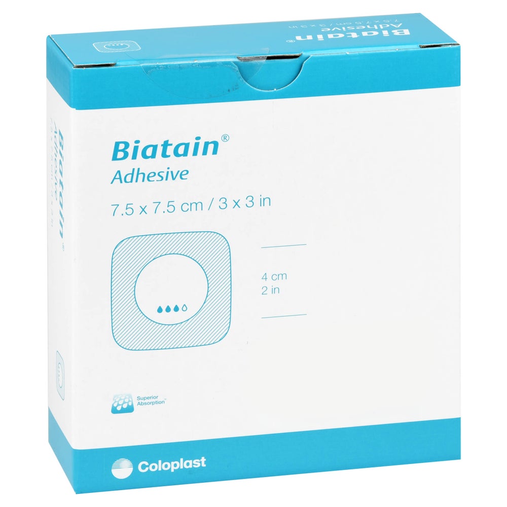 Biatain Schaumverband 7,5x7,5 cm selbst 10 St
