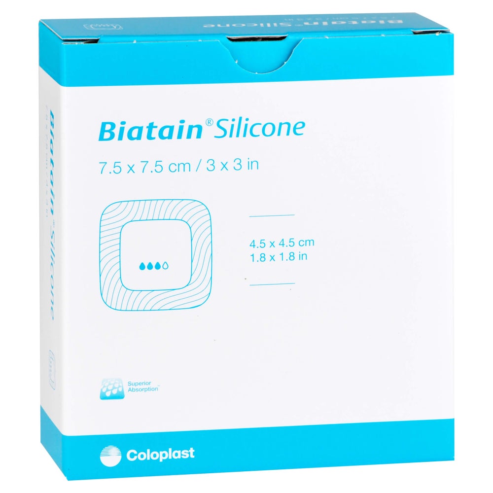 Biatain Silicone Schaumverband 7,5x7,5 c 10 St