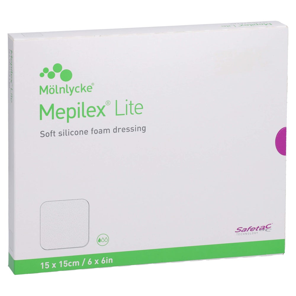 Mepilex Lite Schaumverband 15x15 cm ster 5 St