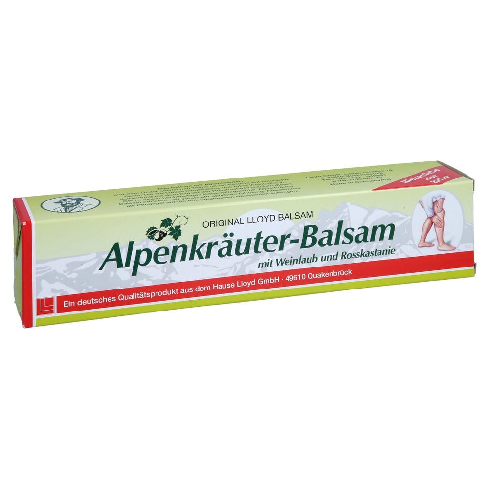 Alpenkräuter Balsam M.weinlaub+rosskasta 200 ml