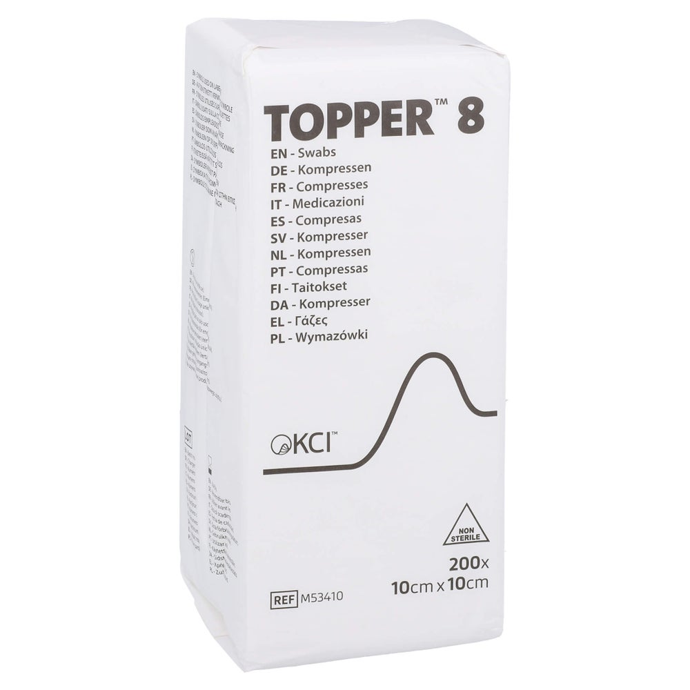 Topper 8 Kompr.10x10 cm unsteril 200 St