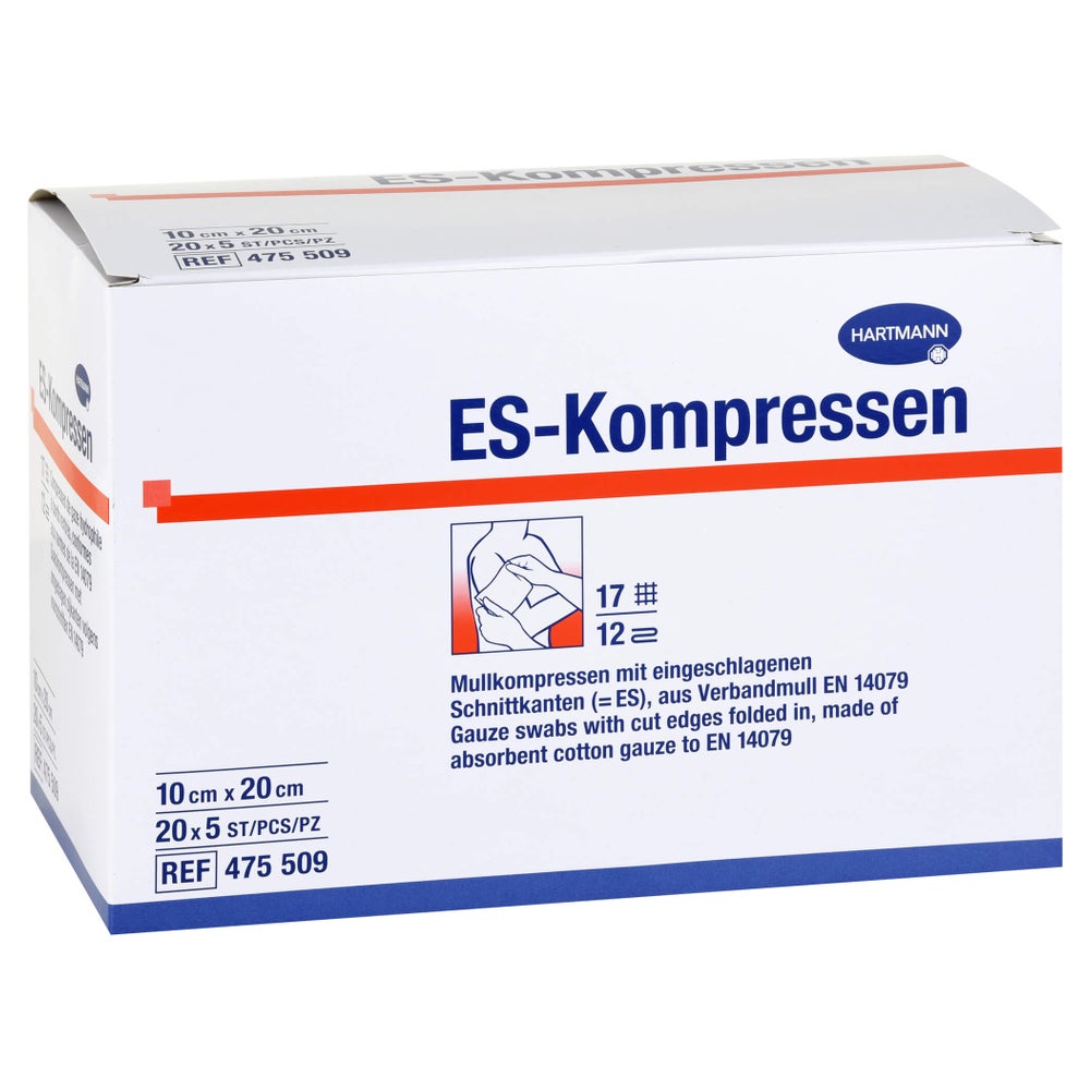 Es-kompressen Steril 10x20 cm Großpackun 20X5 St