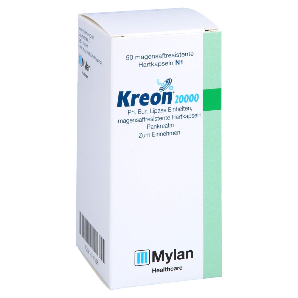 Kreon 20.000 Ph.eur.lipase Einheiten msr 50 St