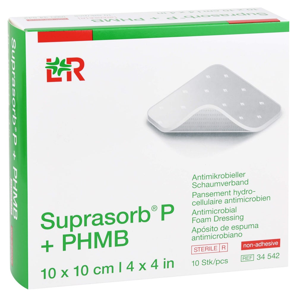Suprasorb P+phmb Schaumverband 10x10 cm 10 St