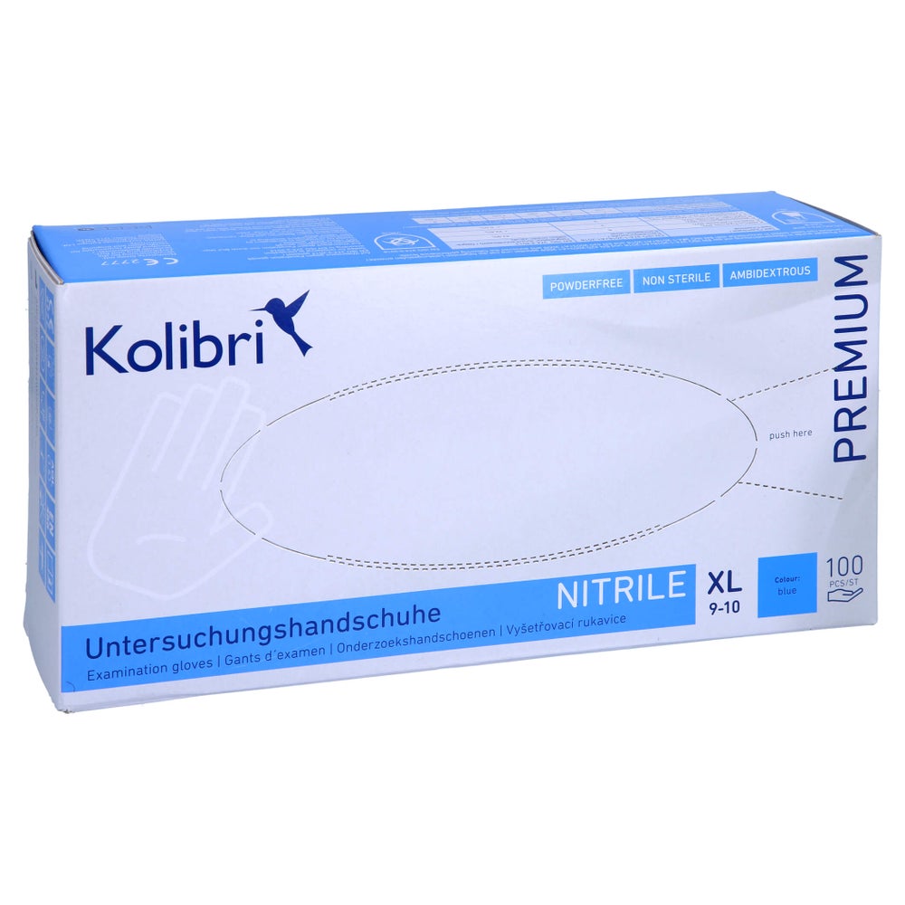 Kolibri Premium U.hands.nitril unst.pf X 100 St
