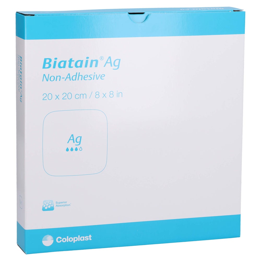 Biatain Ag Schaumverband 20x20 cm nicht 5 St