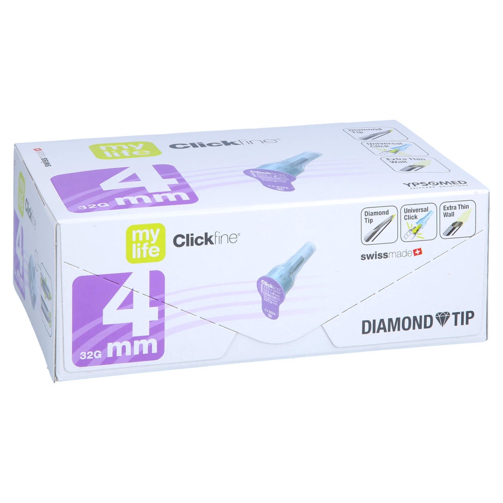 Mylife Clickfine Pen-nadeln 4 mm 32 G 100 St