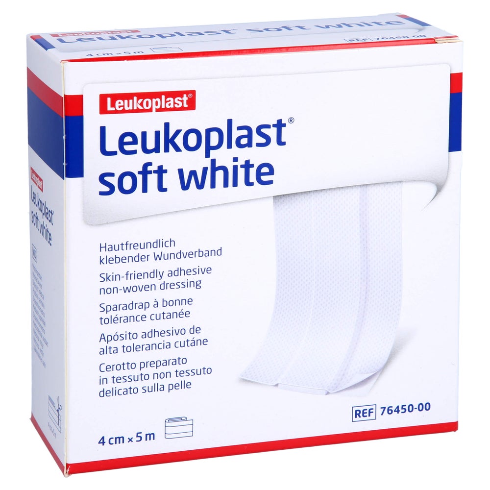 Leukoplast soft White Pflaster 4 cmx5 m 1 St